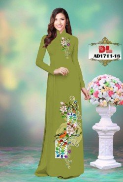 Vải áo dài hoa 1711 AD 1711