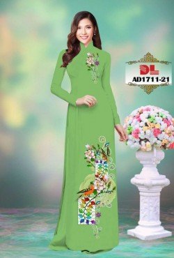 Vải áo dài hoa 1711 AD 1711