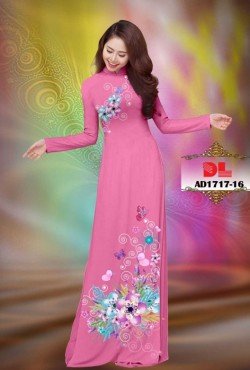Vải áo dài hoa 1717 AD 1717