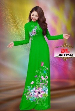 Vải áo dài hoa 1717 AD 1717
