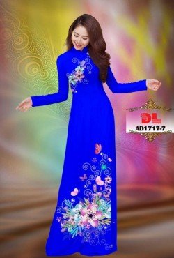 Vải áo dài hoa 1717 AD 1717