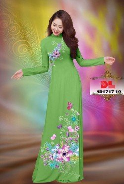 Vải áo dài hoa 1717 AD 1717