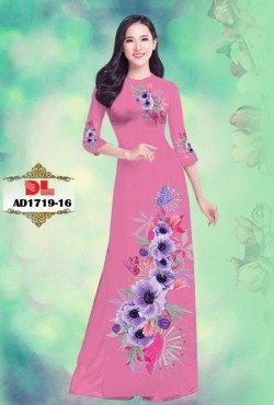 Vải áo dài hoa 1719 AD 1719