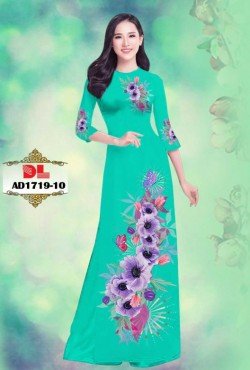 Vải áo dài hoa 1719 AD 1719