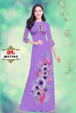 Vải áo dài hoa 1719 AD 1719