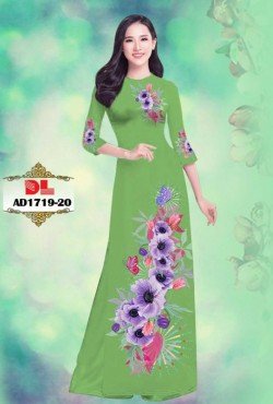Vải áo dài hoa 1719 AD 1719