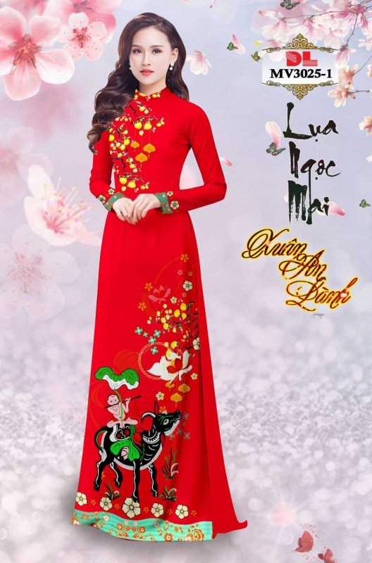 Mẫu con trâu tết 3025