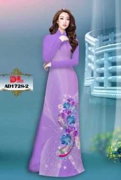 Vải áo dài hoa 1728 AD 1728