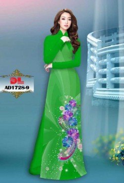 Vải áo dài hoa 1728 AD 1728