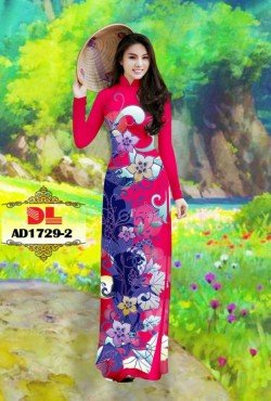 Vải aó dài hoa văn 1729 AD 1729