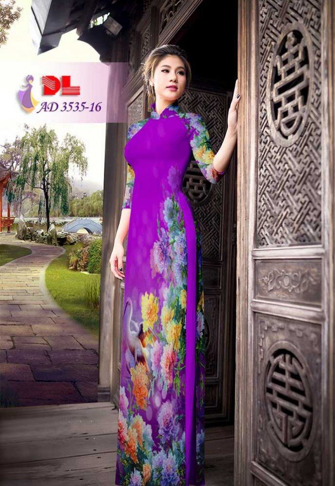 Vải áo dài Thêu