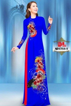 Vải áo dài hoa hồng 1751 AD 1751