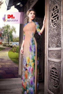 Vải Chấm Bi V-08