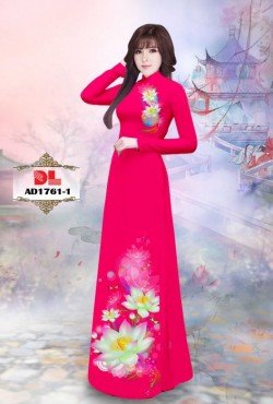 Vải áo dài hoa súng 1761 AD 1761