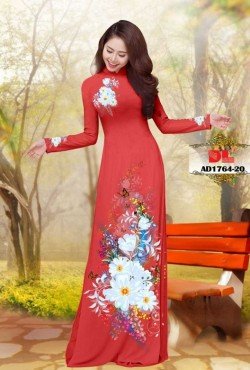 Vải áo dài hoa 1764 AD 1764