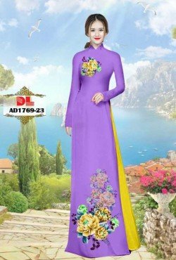 Vải áo dài hoa 1769 AD 1769