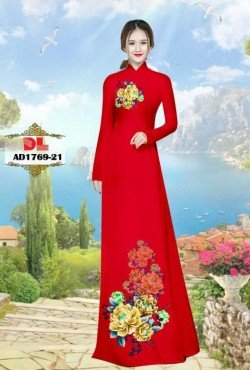 Vải áo dài hoa 1769 AD 1769