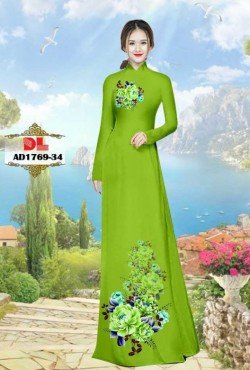 Vải áo dài hoa 1769 AD 1769