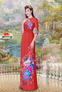 Vải áo dài hoa 1771 AD 1771