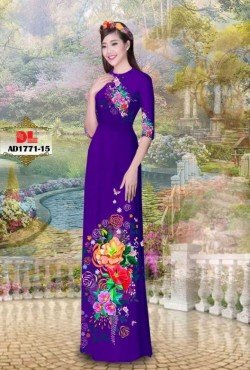 Vải áo dài hoa 1771 AD 1771