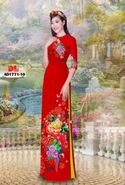 Vải áo dài hoa 1771 AD 1771