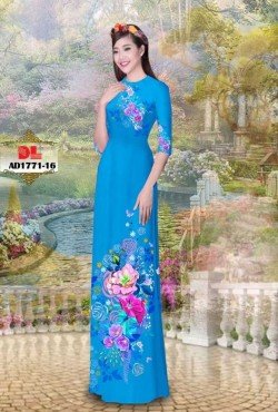 Vải áo dài hoa 1771 AD 1771