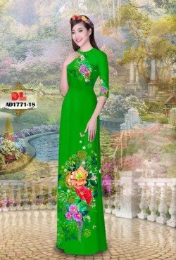 Vải áo dài hoa 1771 AD 1771
