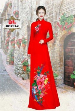 Vải áo dài hoa hồng 1781 AD 1781