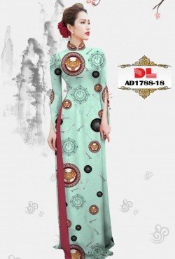 Vải áo dài lập thể hoa văn 1788 AD 1788