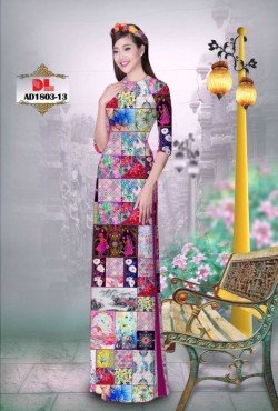 Vải áo dài lập thể 1803 AD 1803