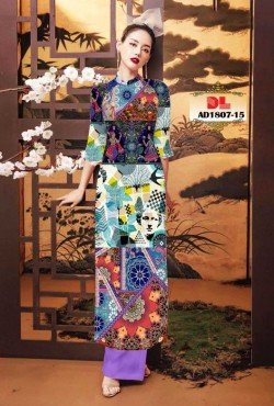 Vải áo dài lập thể -hoa văn 1807 AD 1807