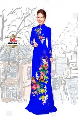 Vải áo dài hoa 1810 AD 1810