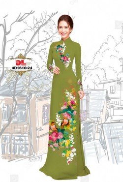 Vải áo dài hoa 1810 AD 1810