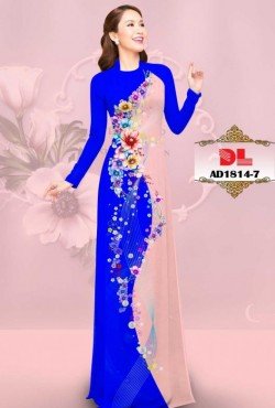 Vải áo dài hoa cúc 1814 AD 1814
