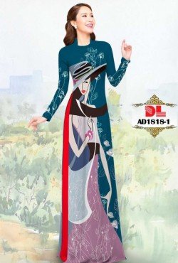 Vải áo dài hoạ tiết 1818 AD 1818