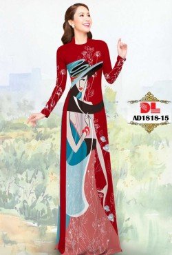 Vải áo dài hoạ tiết 1818 AD 1818