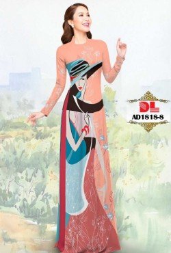 Vải áo dài hoạ tiết 1818 AD 1818