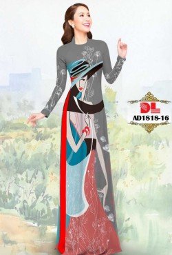 Vải áo dài hoạ tiết 1818 AD 1818