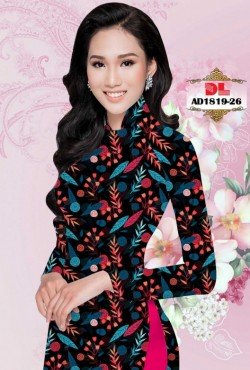 Vải áo dài hoa lá 1819 AD 1819