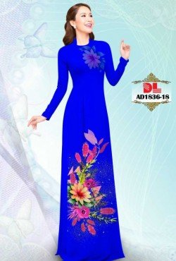 Vải áo dài hoa 1836 AD 1836