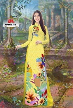 Vải áo dài lập thể hoa văn 1837 AD 1837