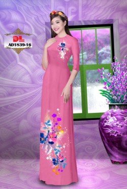 Vải áo dài hoa 1839 AD 1839