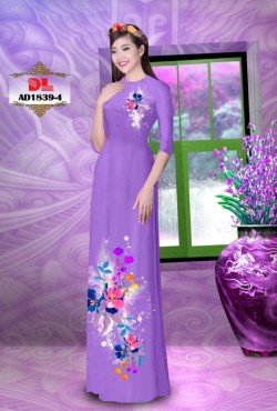 Vải áo dài hoa 1839 AD 1839