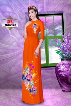 Vải áo dài hoa 1839 AD 1839