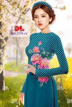 vải bi hoa hồng  5579 AD 5579