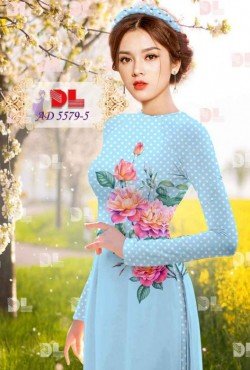vải bi hoa hồng  5579 AD 5579