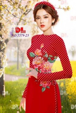vải bi hoa hồng  5579 AD 5579