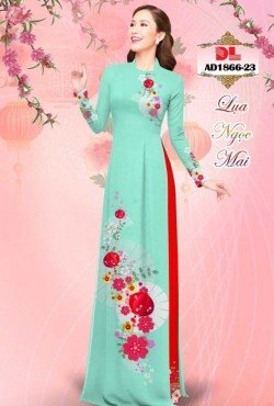 Vải áo dài lập thể hoa văn 1866 AD 1866