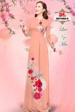 Vải áo dài lập thể hoa văn 1866 AD 1866