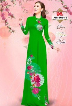 Vải áo dài lập thể hoa văn 1866 AD 1866